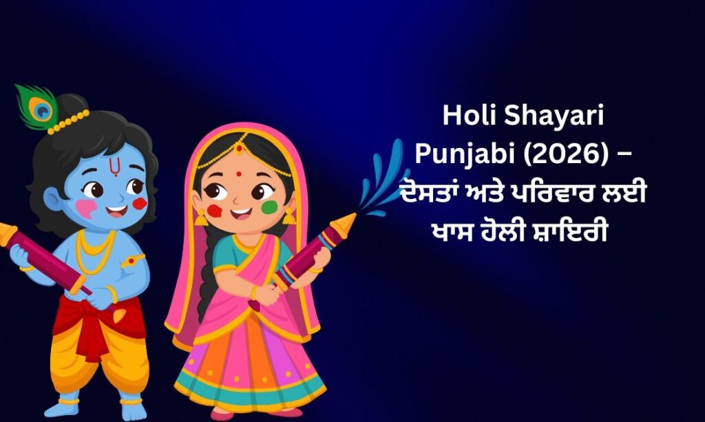 【239+】Holi Shayari in Punjabi (2026) – ਦੋਸਤਾਂ ਅਤੇ ਪਰਿਵਾਰ ਲਈ ਖਾਸ ਹੋਲੀ ਸ਼ਾਇਰੀ 🌺