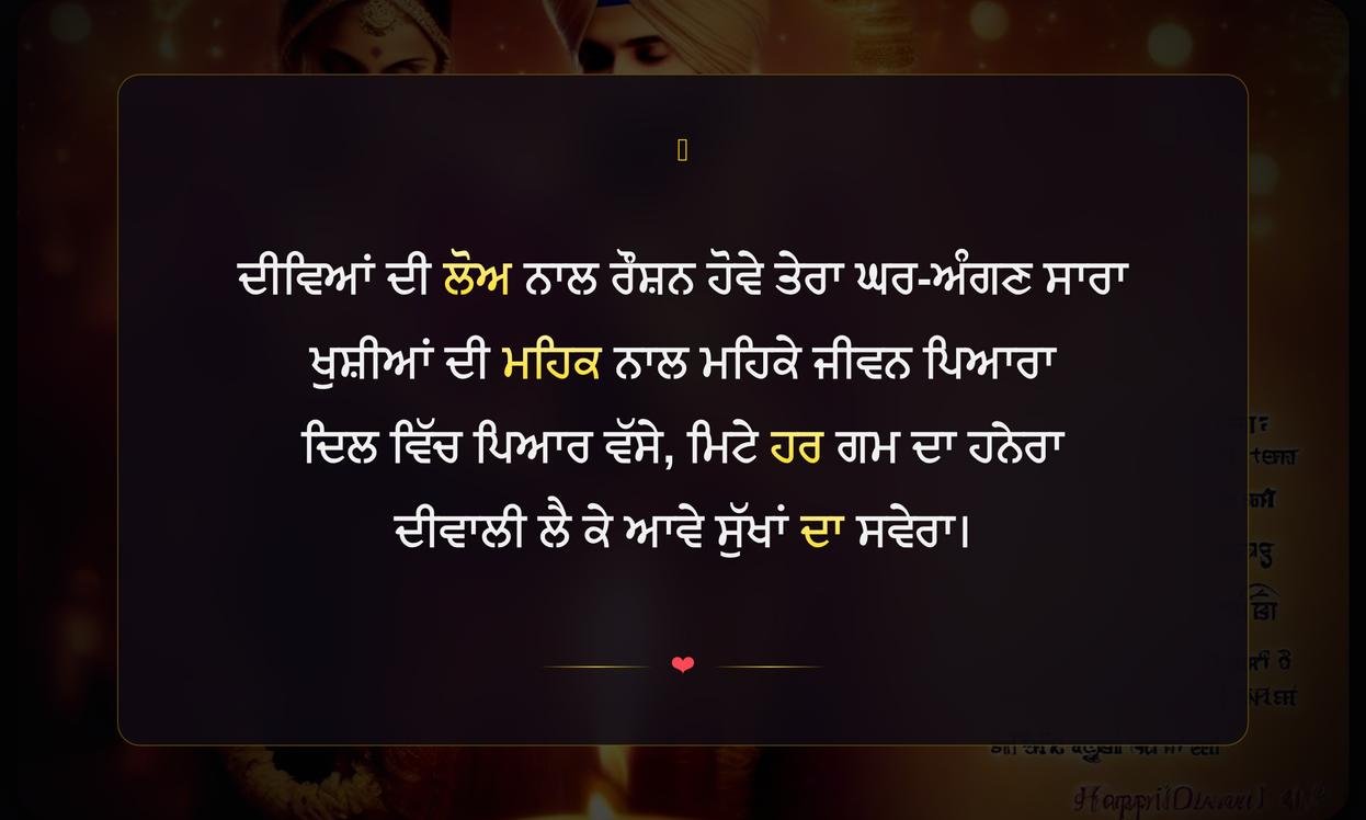 Diwali Shayari In Punjabi | ਪੰਜਾਬੀ ਵਿੱਚ ਦੀਵਾਲੀ ਦੀਆਂ ਸ਼ਾਇਰੀਆਂ